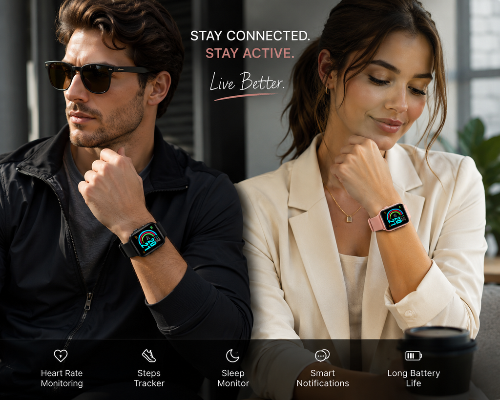 Smart Watch For Women Men Wristwatch Bluetooth Connected Phone Player Music Fitness Sport Bracelet Sleep Monitor Digital Watches